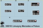 Mercedes-Benz luxury cars in Polish service