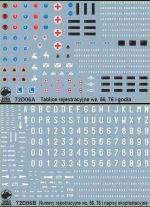 Tablice rejestracyjne wz.56, 76, goda i napisy eksploatacyjne pojazdw Wojska Polskiego 