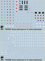Goda, tablice rejestracyjne wz.76 i napisy eksploatacyjne pojazdw Wojska Polskiego